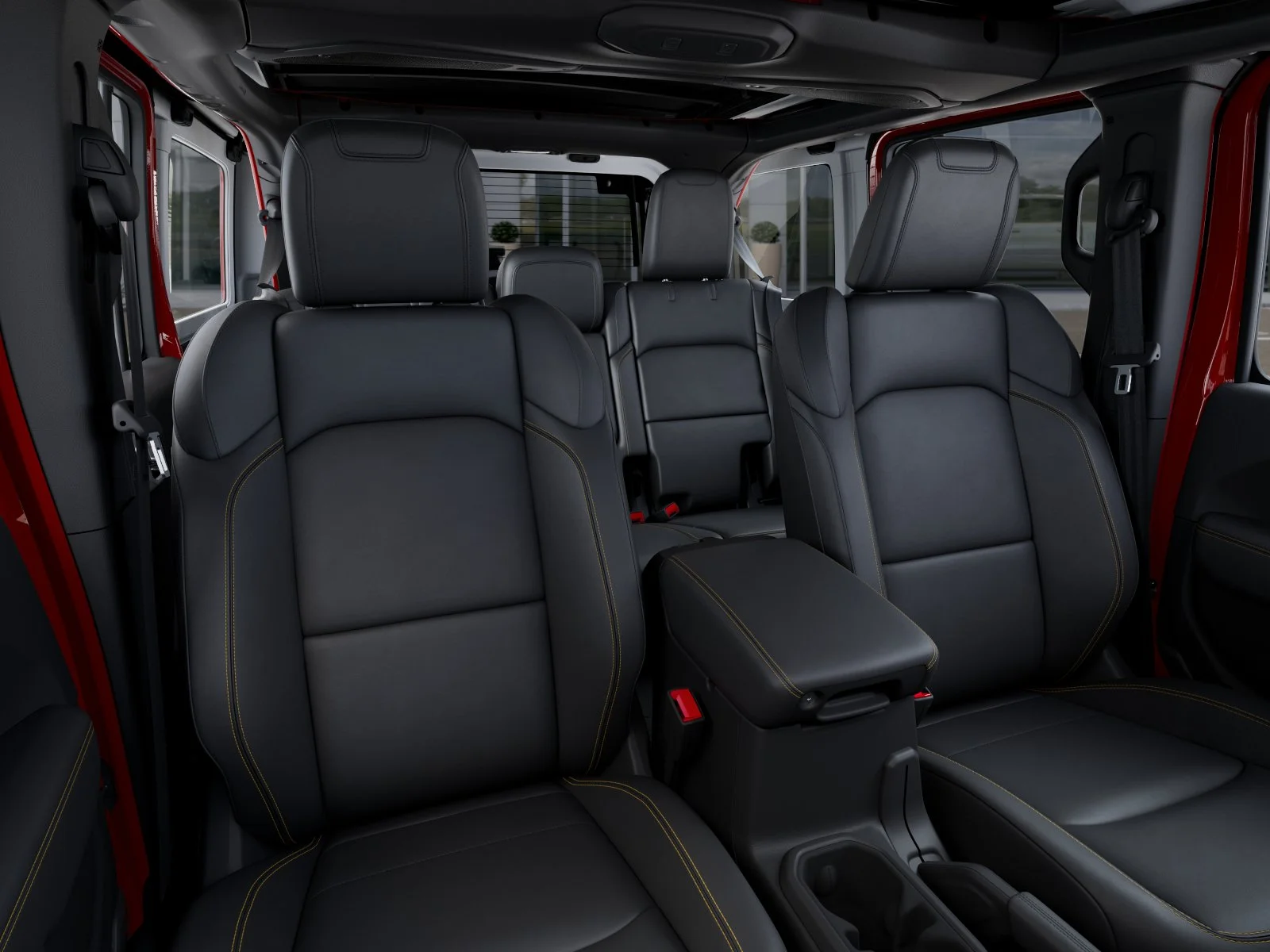 New 2026 Firecracker Red Clear-Coat Exterior Paint Jeep Sahara image 42
