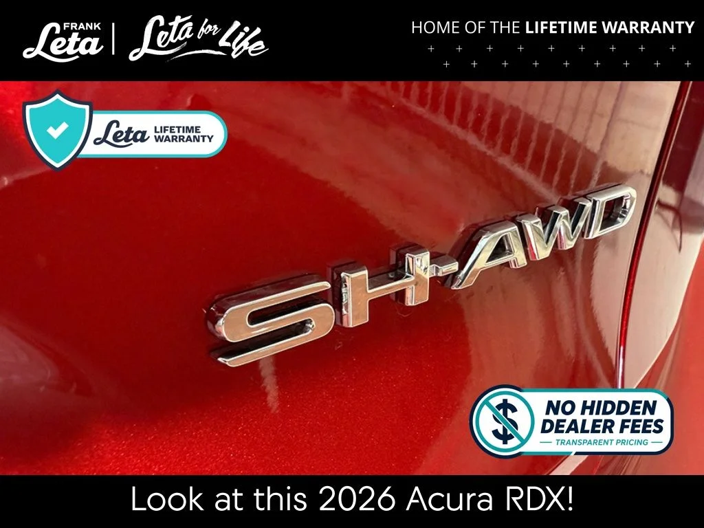 New 2026 Performance Red Pearl Acura Advance Package image 7