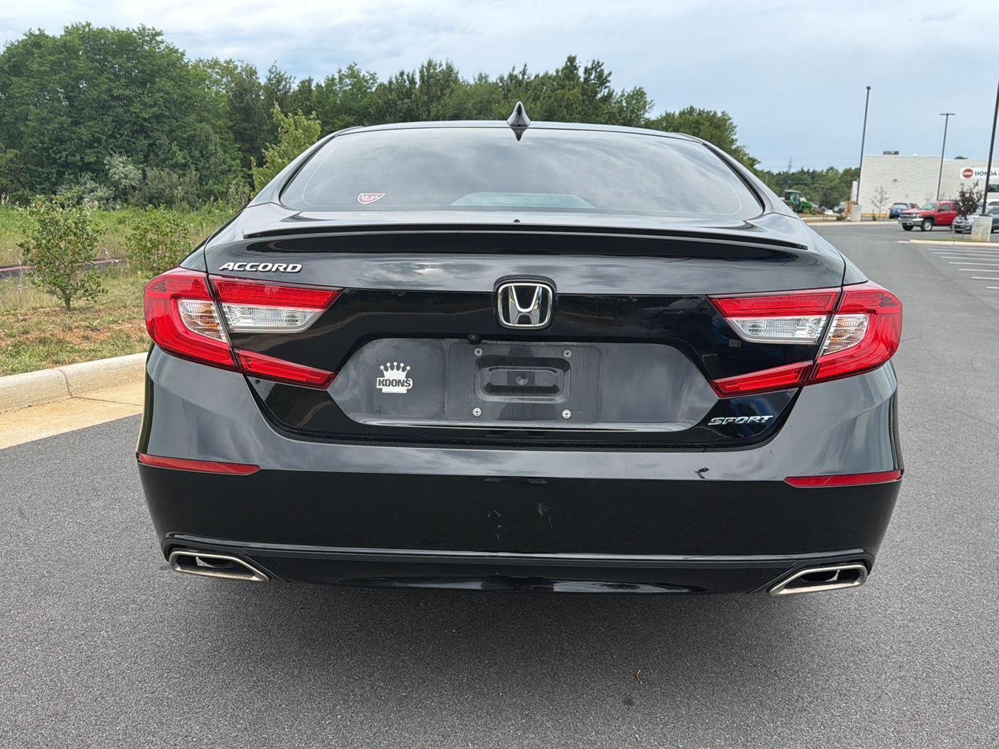 Used 2020 Crystal Black Pearl Honda Sport image 2