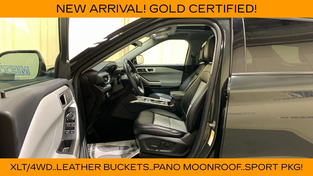 Certified Used 2023 Green Metallic Ford XLT image 32