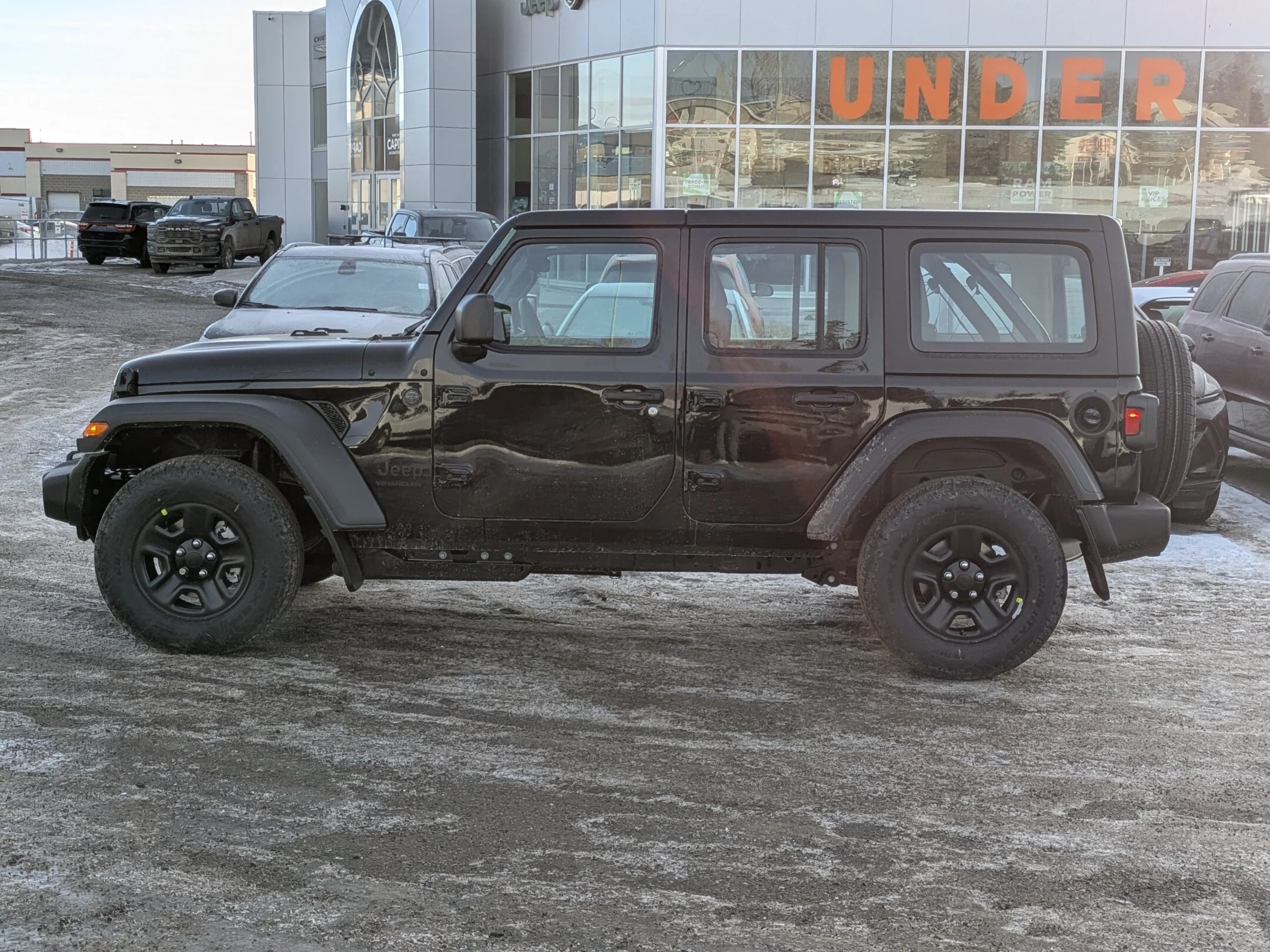 New 2026 Black Jeep Sport - - Black Freedom Hardtop - 8-Spd Auto - 12.3 Uconnect 5 - Dana M200 Rear Axle & More! image 5