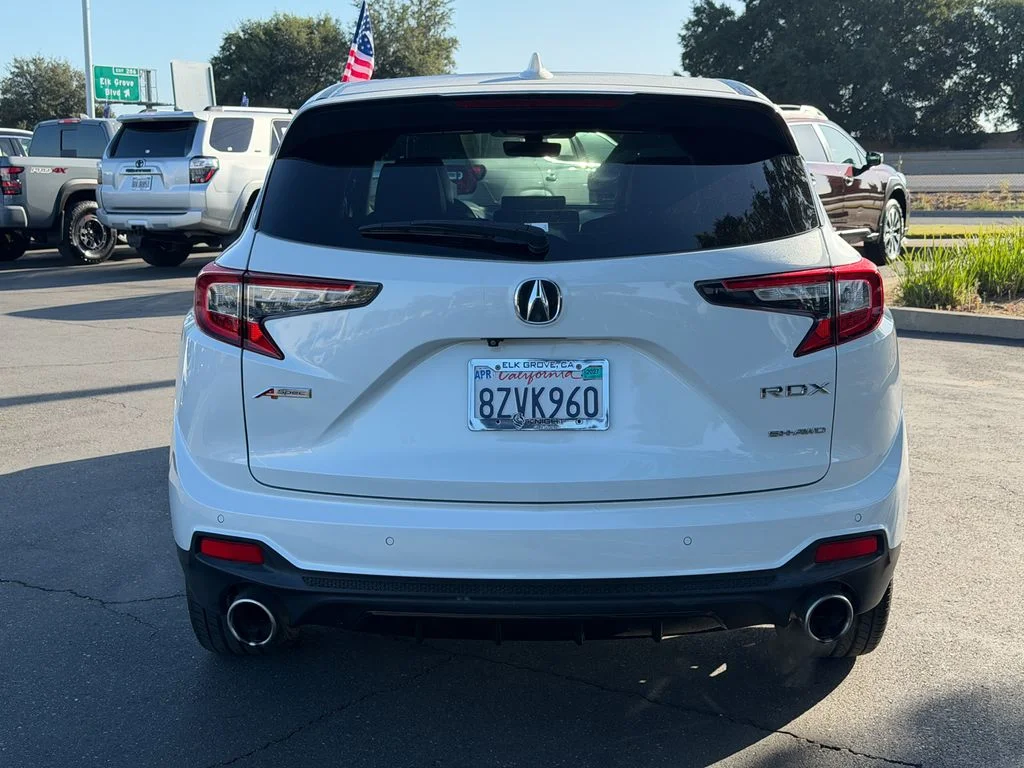 Used 2022 Platinum White Pearl Acura A-Spec Advance Package image 9