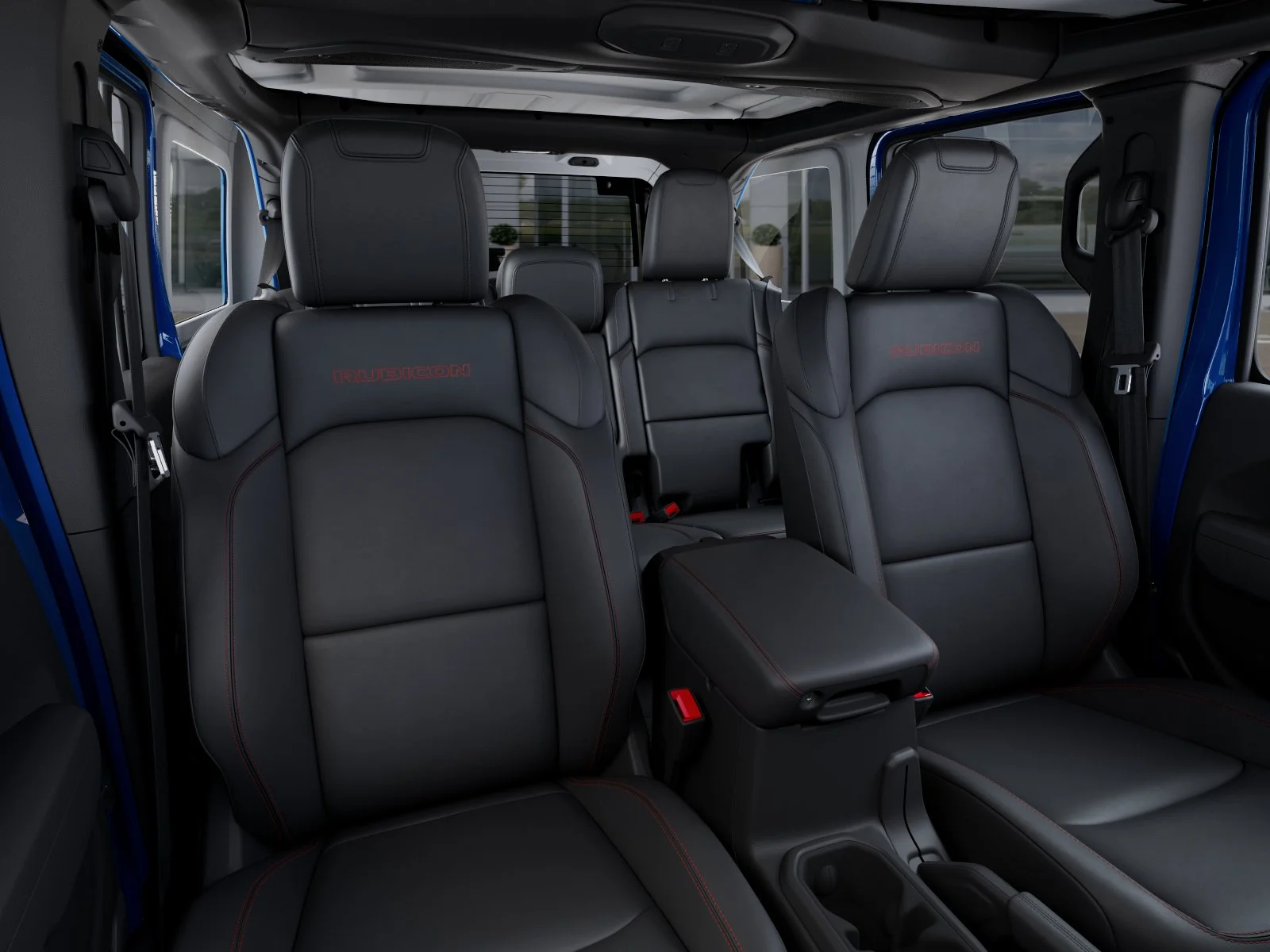 New 2026 Hydro Blue Pearl-Coat Exterior Paint Jeep Rubicon image 43