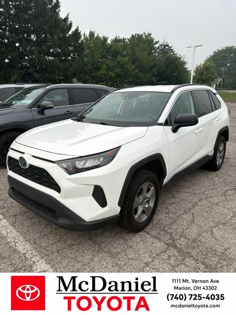 Used 2022 White Toyota LE image 1