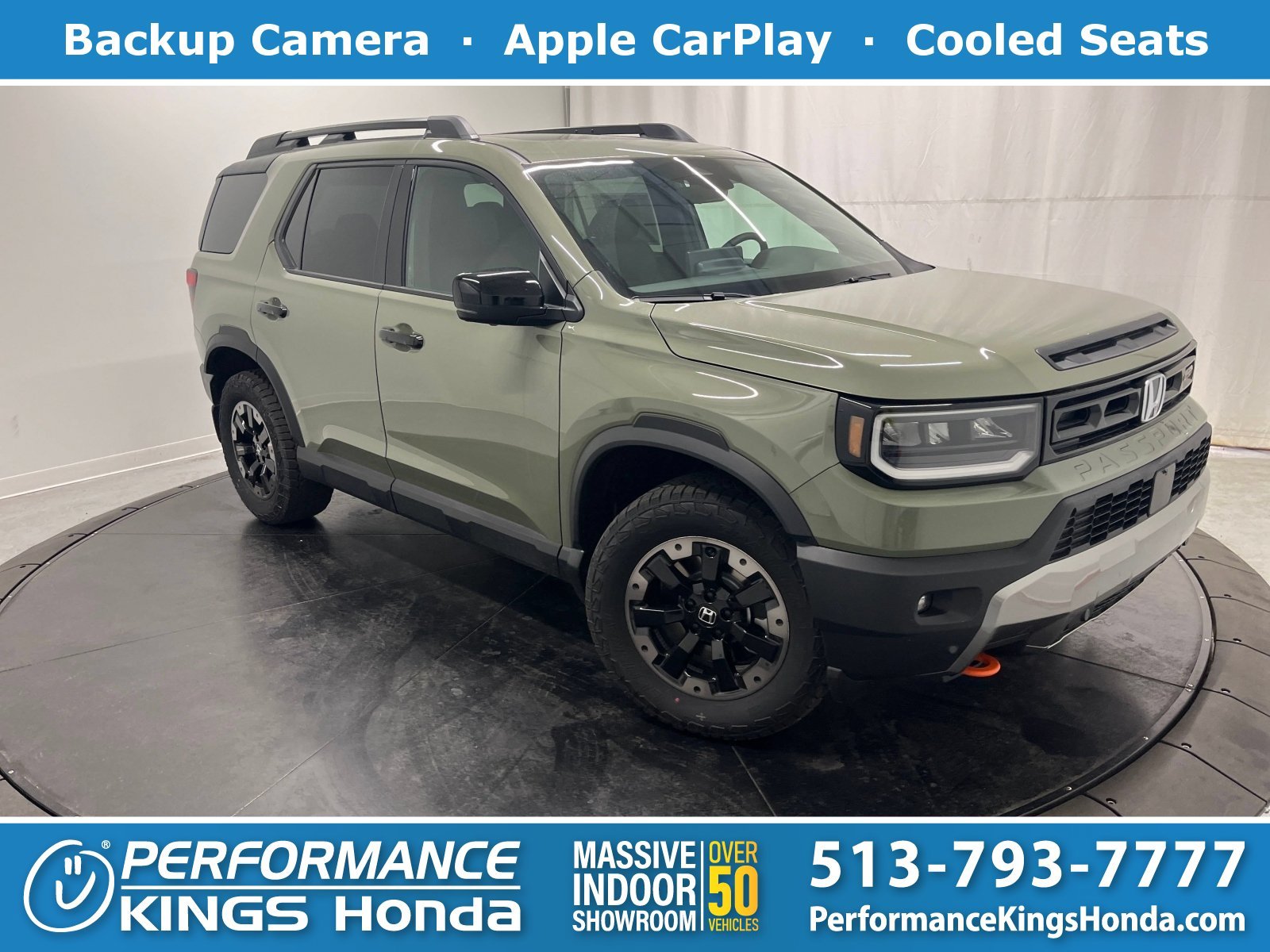 New 2026 Ash Green Metallic Honda TrailSport Elite image 1