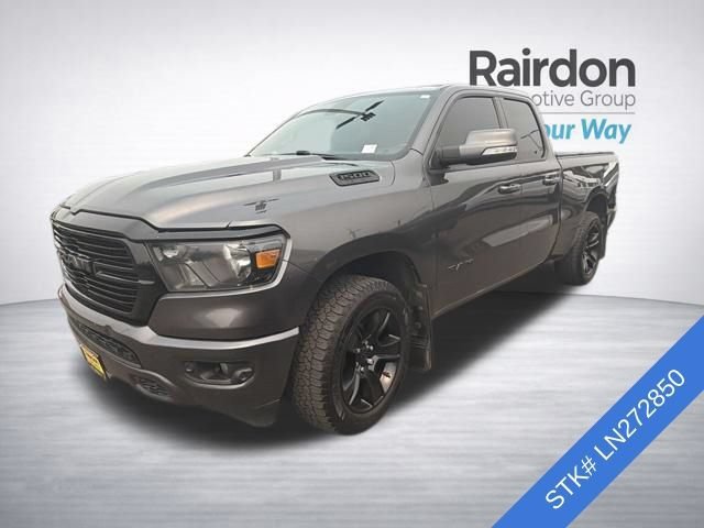 Used 2020 Granite Crystal Metallic Clearcoat Ram Big Horn image 3