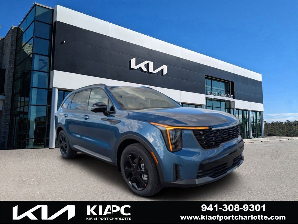 New 2026 Mineral Blue Kia X-Line SX Prestige AWD image 1