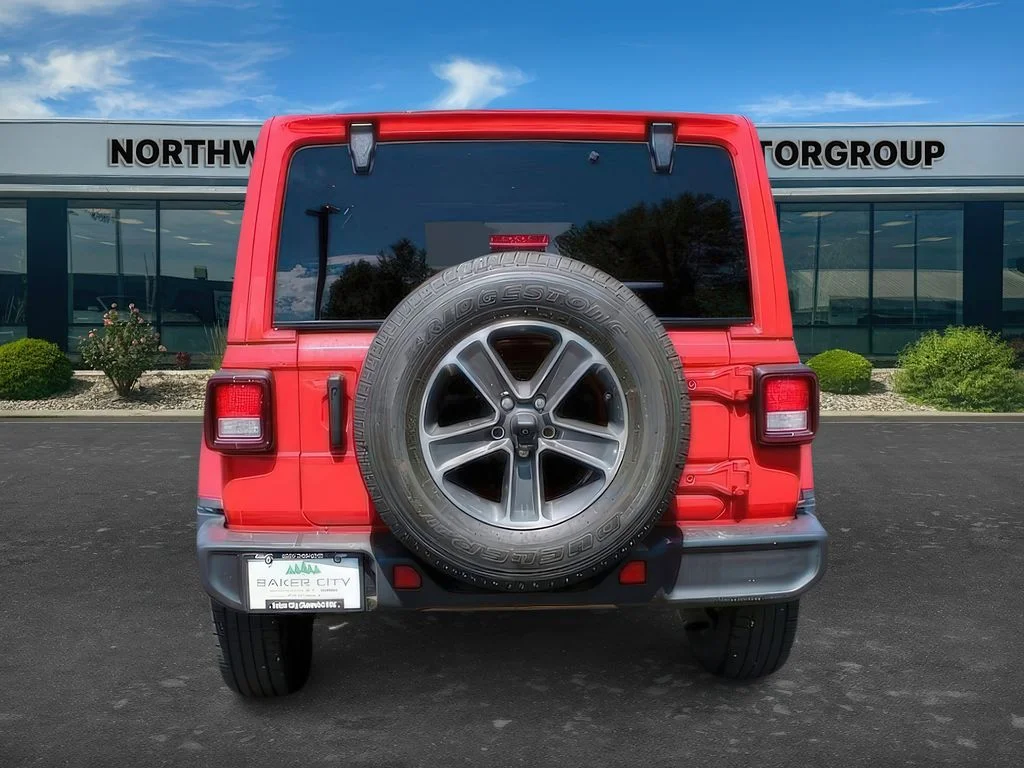 Used 2023 Firecracker Red Jeep Sahara image 6