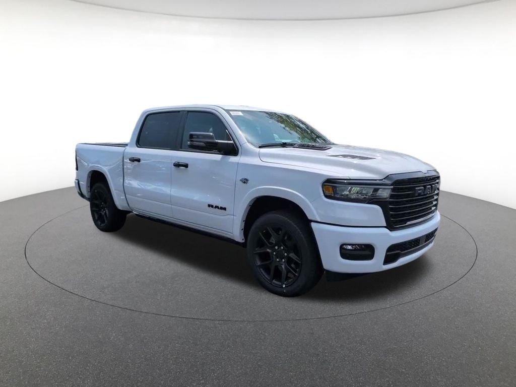 New 2026 Bright White Clear-Coat Exterior Paint RAM Laramie image 3