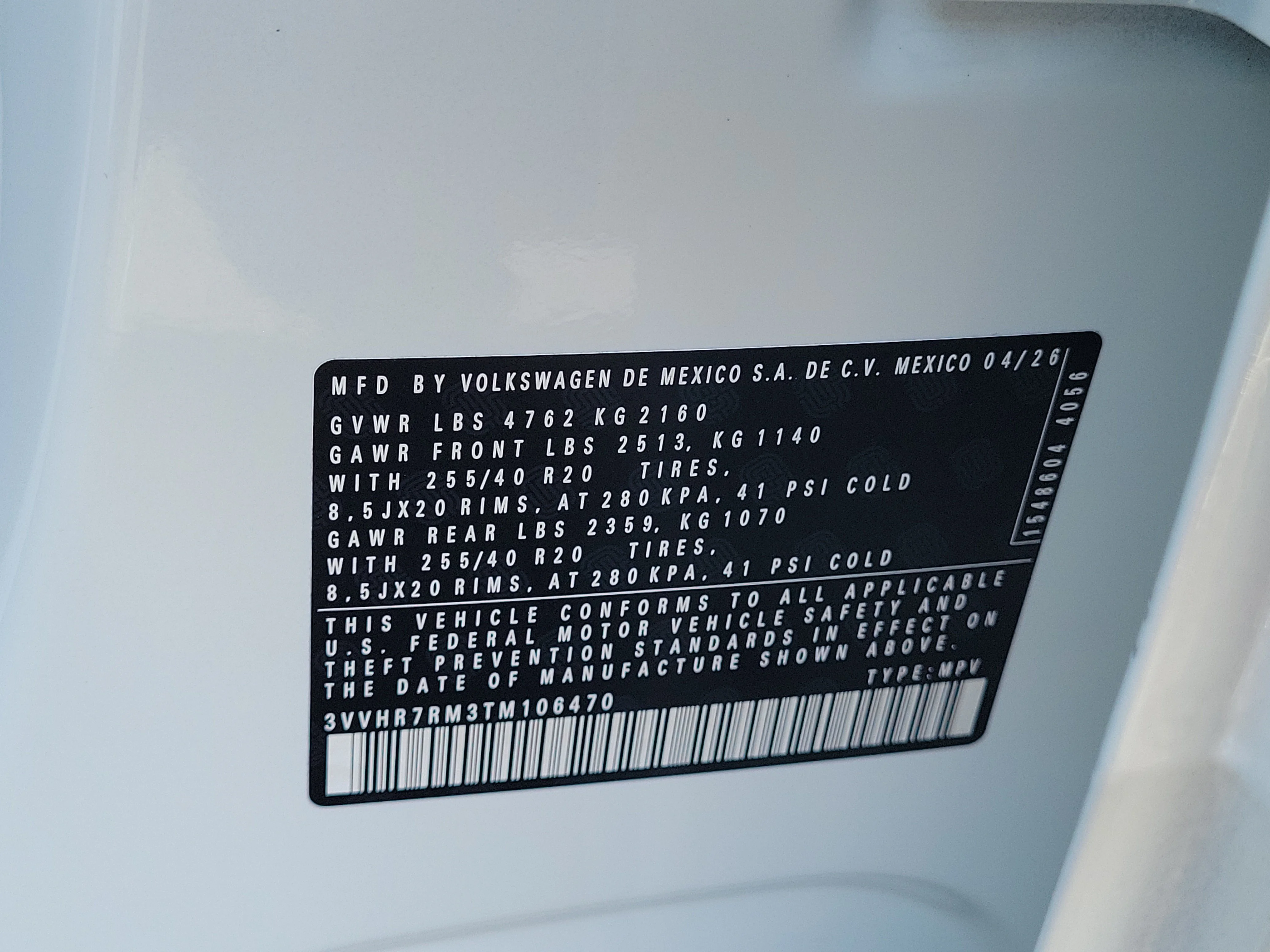 Certified Used 2026 White Volkswagen 2.0T SE R-Line Black image 34