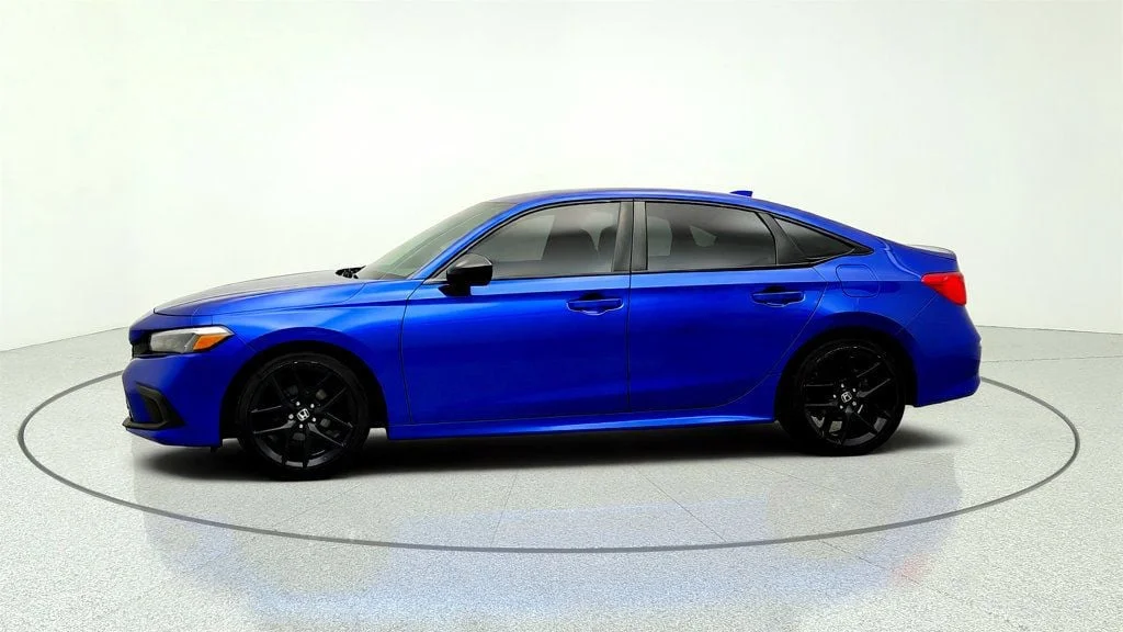Used 2022 Aegean Blue Metallic Honda Sport CVT image 8
