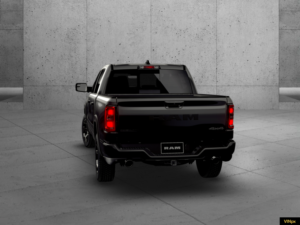 New 2026 Diamond Black Crystal Pearl-Coat Exterior Paint RAM Big Horn/Lone Star image 8