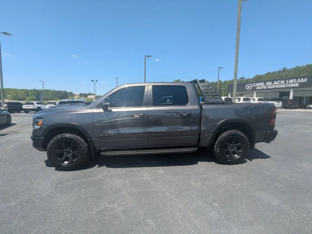 Used 2022 Granite Crystal Metallic Clearcoat Ram Rebel image 8