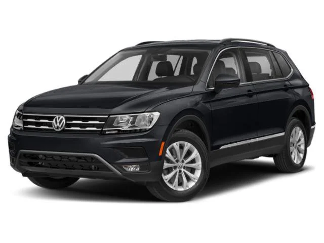 Used 2021 Deep Black Pearl Volkswagen SE image 1