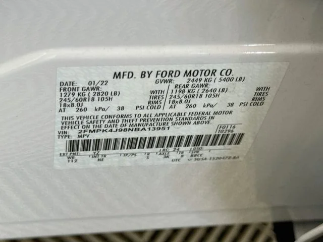 Certified Used 2022 Oxford White Ford SEL image 32