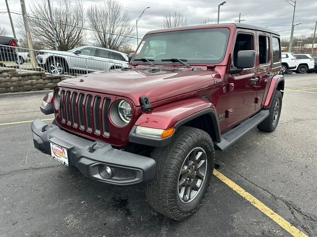 Certified 2021 Jeep Wrangler Unlimited 80TH with VIN 1C4HJXDM4MW605034 for sale in Kansas City