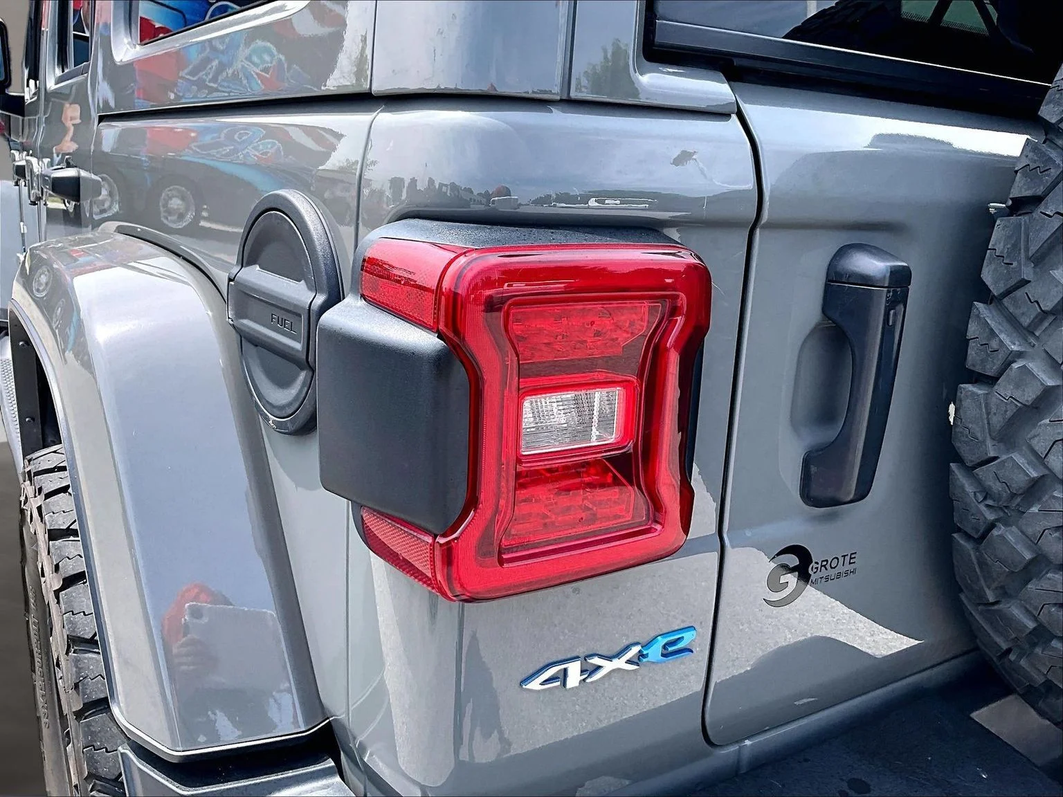 Used 2022 Gray Jeep Unlimited Sahara 4xe image 31