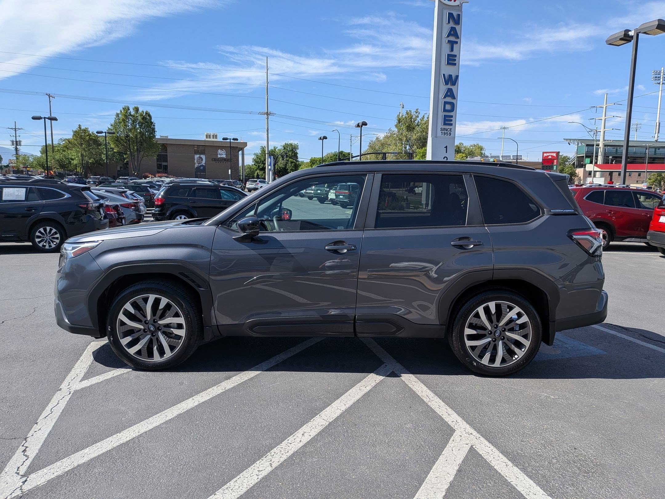 Used 2025 Magnetite Gray Metallic Subaru Touring image 7