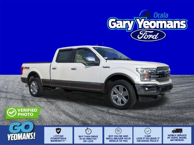 Used 2019 White Ford Lariat image 1