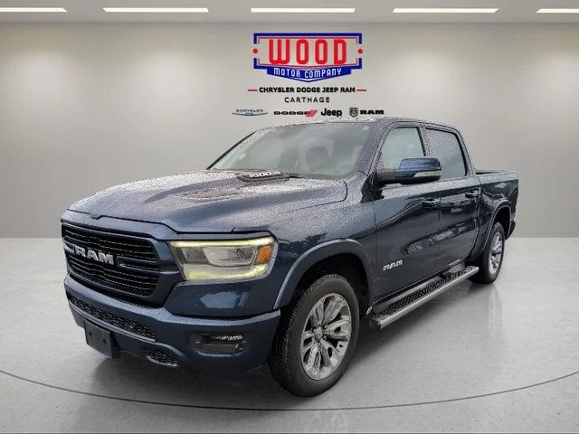 Used 2020 Patriot Blue Pearlcoat Ram Laramie image 7