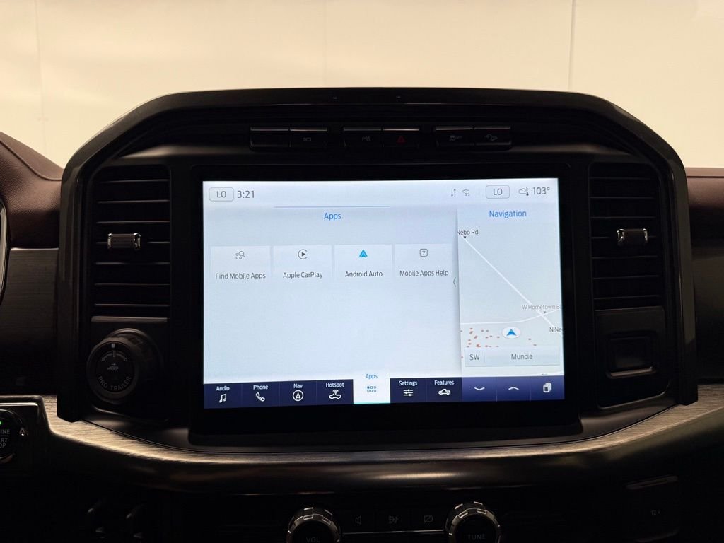 Used 2022 Blue Ford Lariat image 49