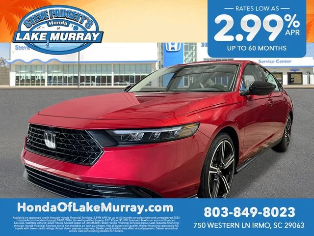 New 2026 Radiant Red Metallic Honda SE image 1