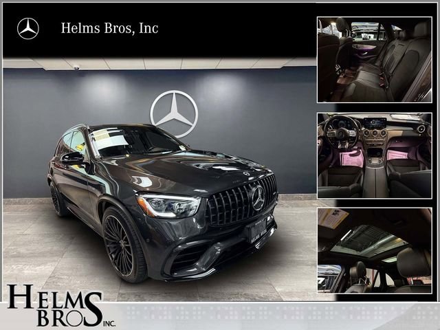 Certified Used 2021 Gray Mercedes-Benz GLC 63 AMG® image 1
