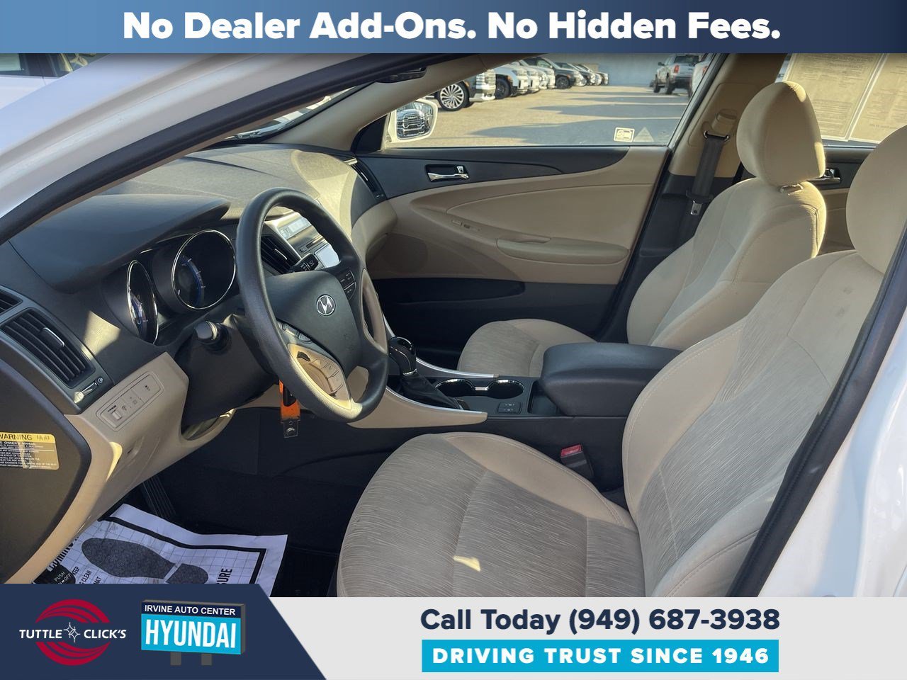 Used 2013 Shimmering White HYUNDAI GLS PZEV image 21