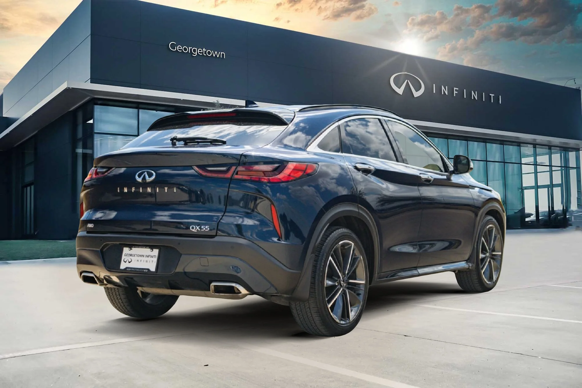 Certified Used 2023 Blue INFINITI LUXE image 5