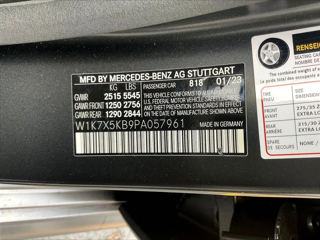 Used 2023 MANUFAKTUR Graphite Gray Magno Mercedes-Benz  image 18