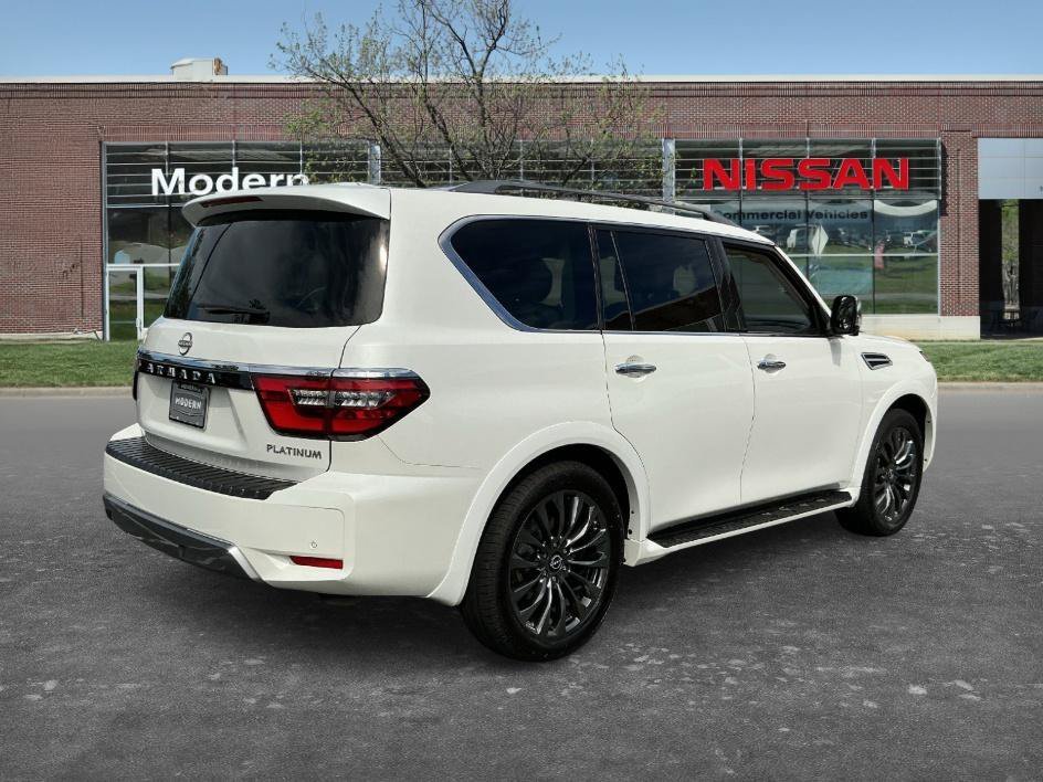 Used 2023 Aspen White Tricoat Nissan Platinum image 4