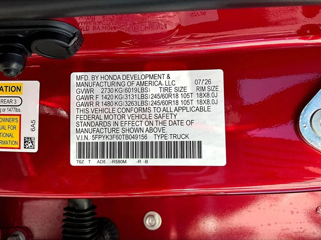 New 2026 Radiant Red Metallic II Honda TrailSport image 20