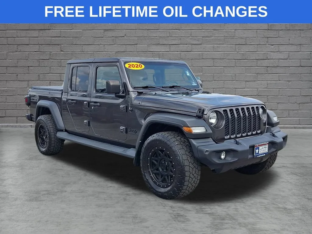 Used 2020 Granite Crystal Metallic Clearcoat Jeep Sport S image 1