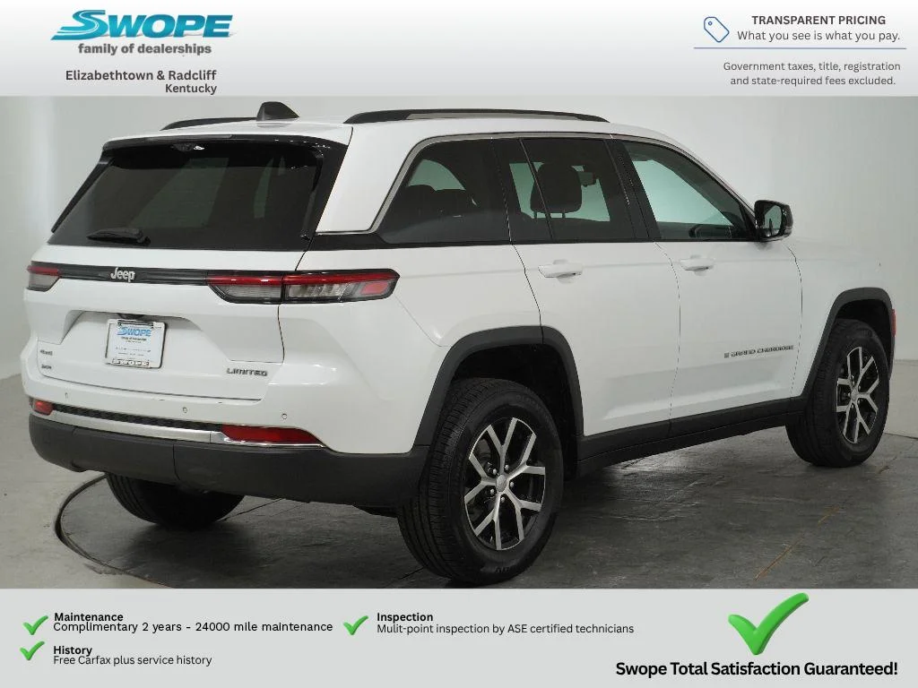 Certified Used 2023 Bright White Clearcoat Jeep Limited image 3