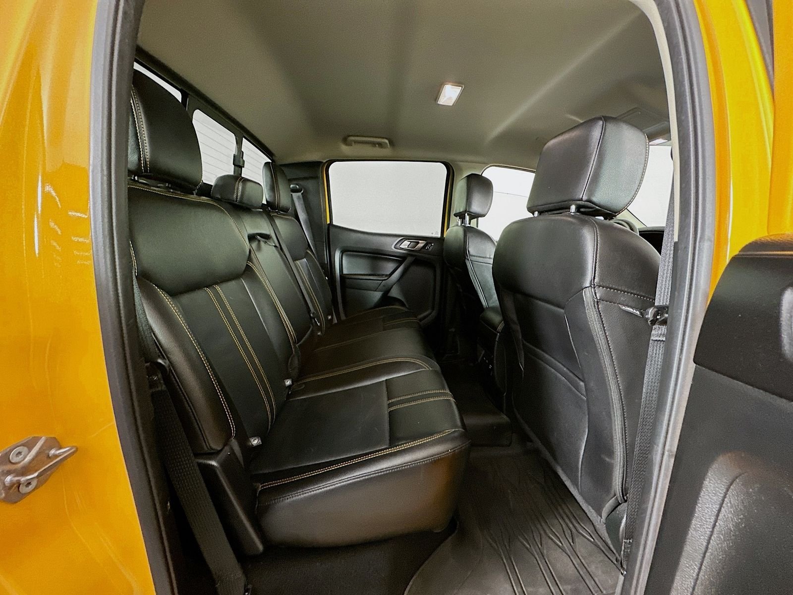 Used 2022 Cyber Orange Metallic Tricoat Ford Lariat image 25
