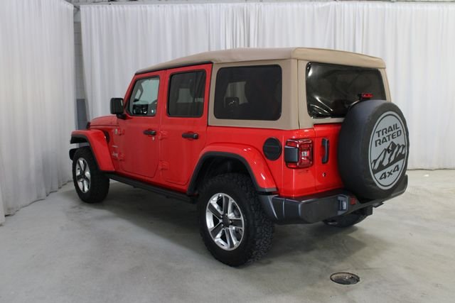 Used 2020 Red Jeep Unlimited Sahara image 29