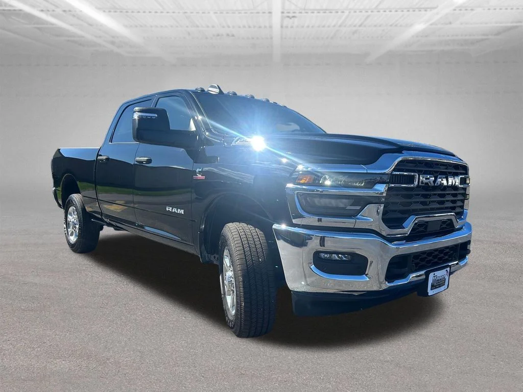 New 2025 Diamond Black Crystal Pearlcoat RAM Big Horn image 3