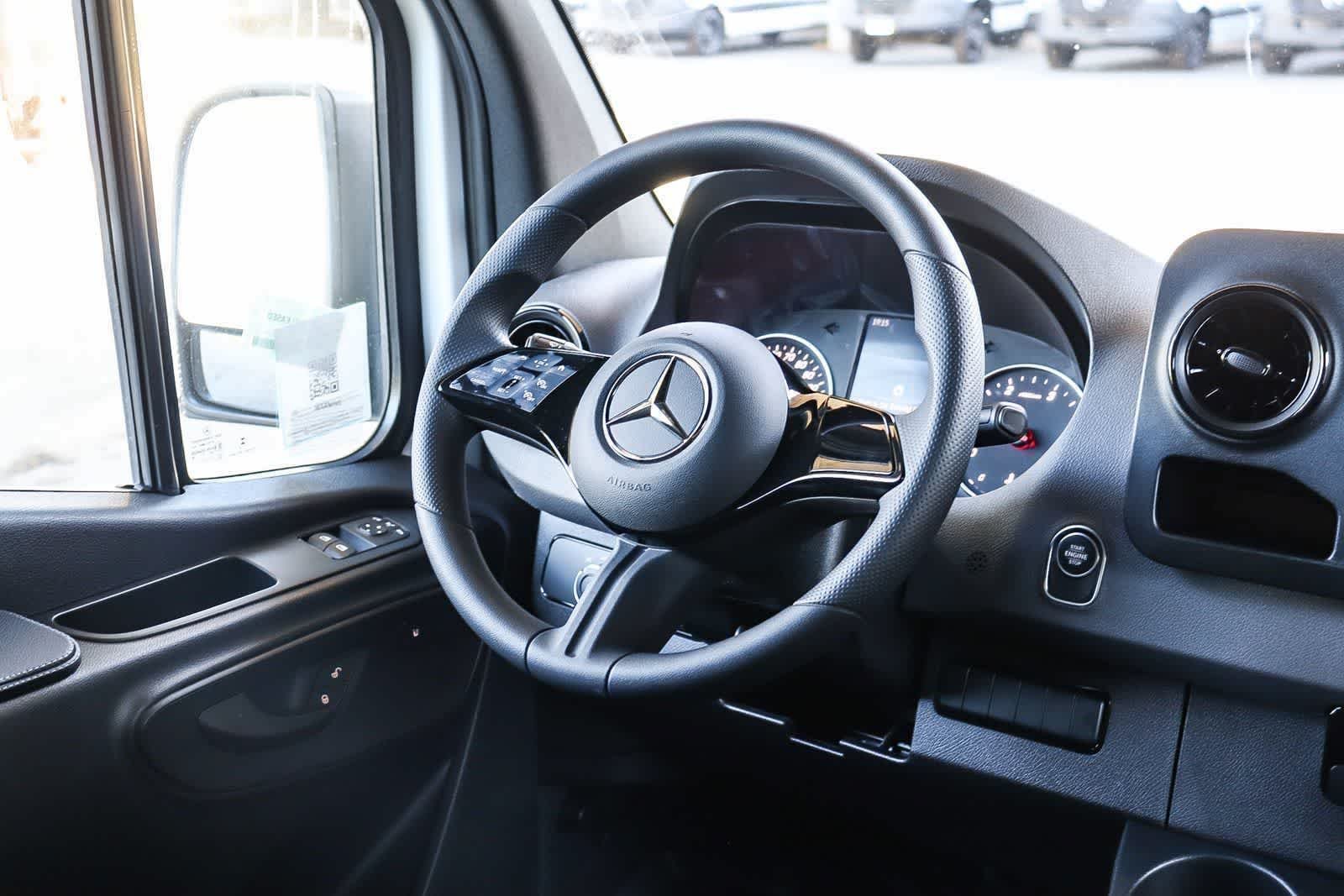 New 2026 Arctic White Mercedes-Benz Cargo 144WB High Roof RWD 2.0L I4 Diesel Turbo SO image 16