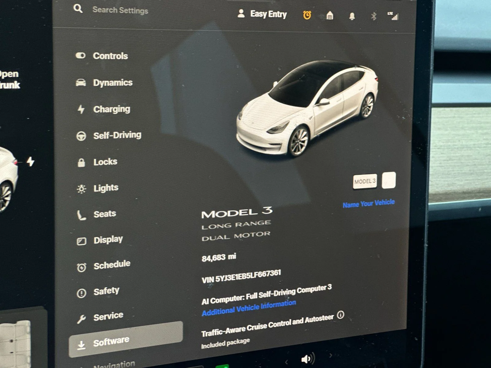 Used 2020 Pearl White Multi-Coat Tesla Long Range image 25
