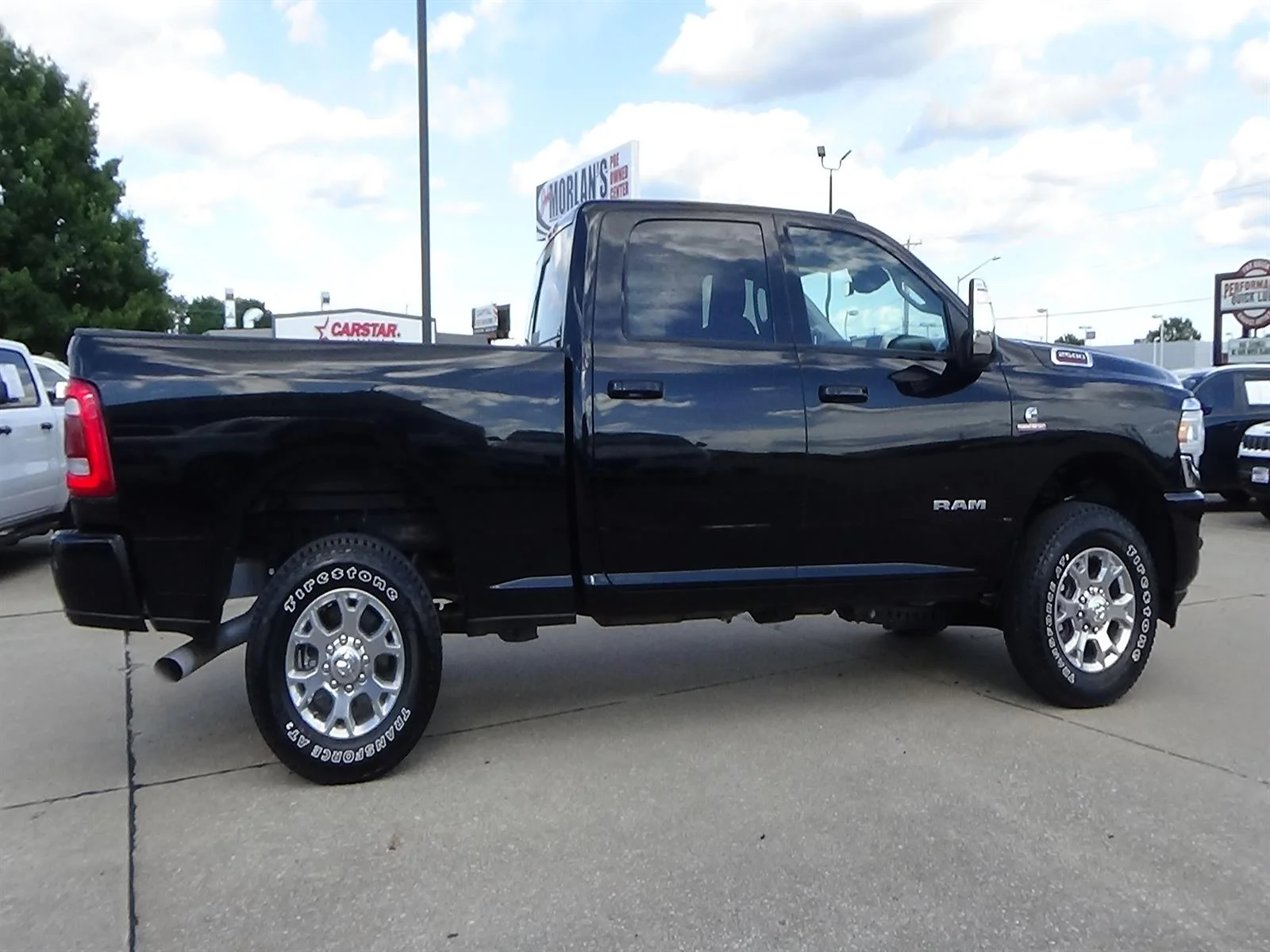 Certified Used 2024 Diamond Black Crystal Pearl Coat (pxj) RAM Laramie image 5