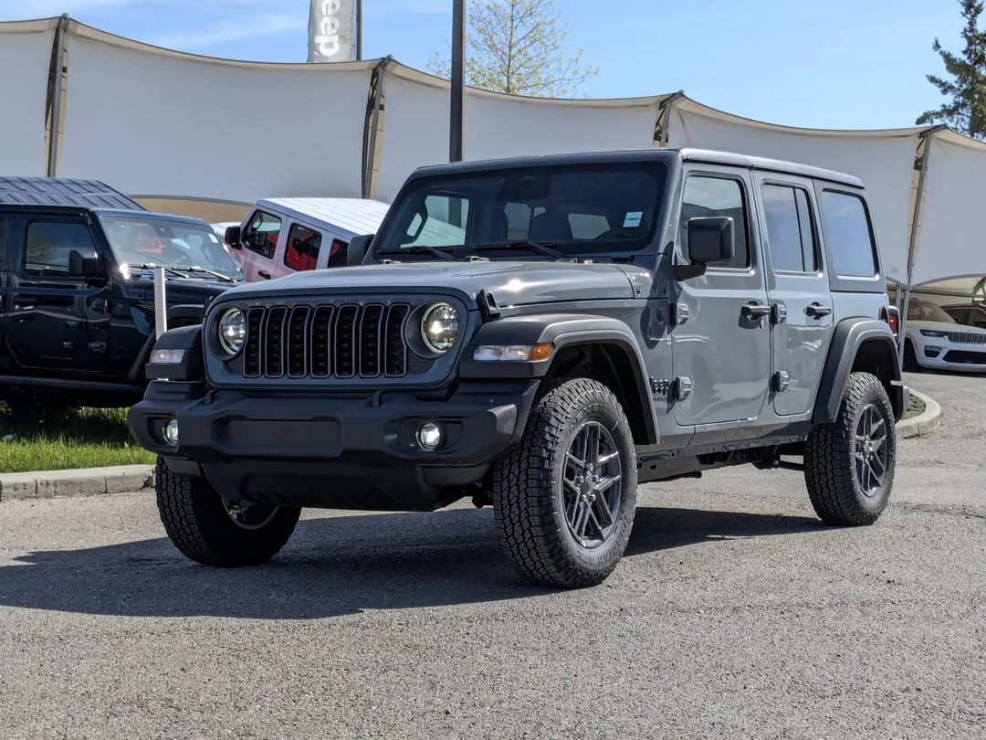 New 2025 Dark blue Jeep Sport S - - 4x4 - LED Headlamps - 12.3- Inch Display - A/T Tires - Convenience Group & More! image 3