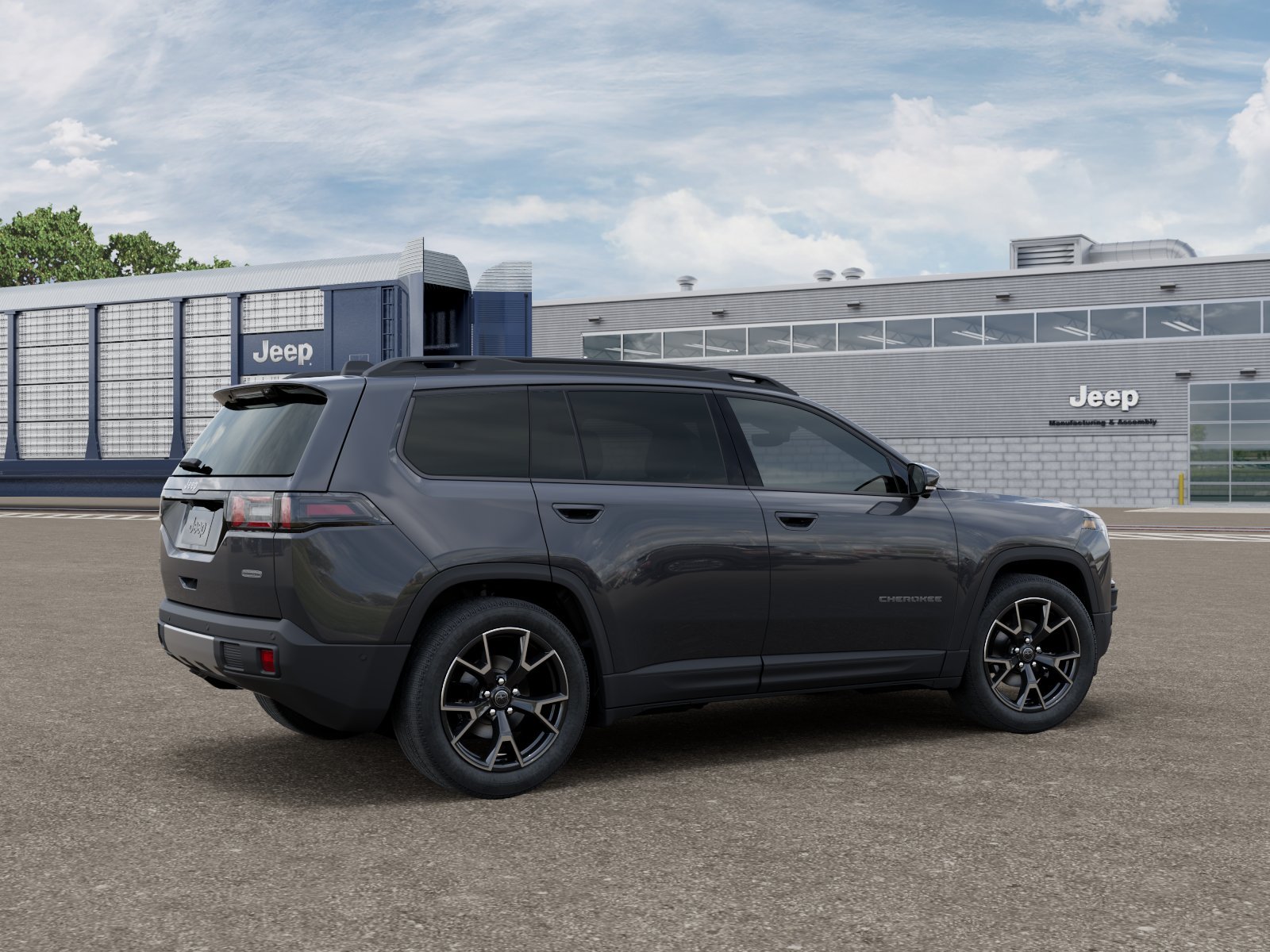 New 2026 Sting-Gray Clear-Coat Exterior Paint Jeep Overland 4x4 image 11