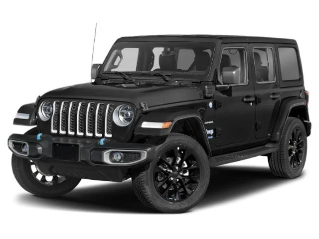 Used 2023 Gray Jeep Sahara 4xe image 1