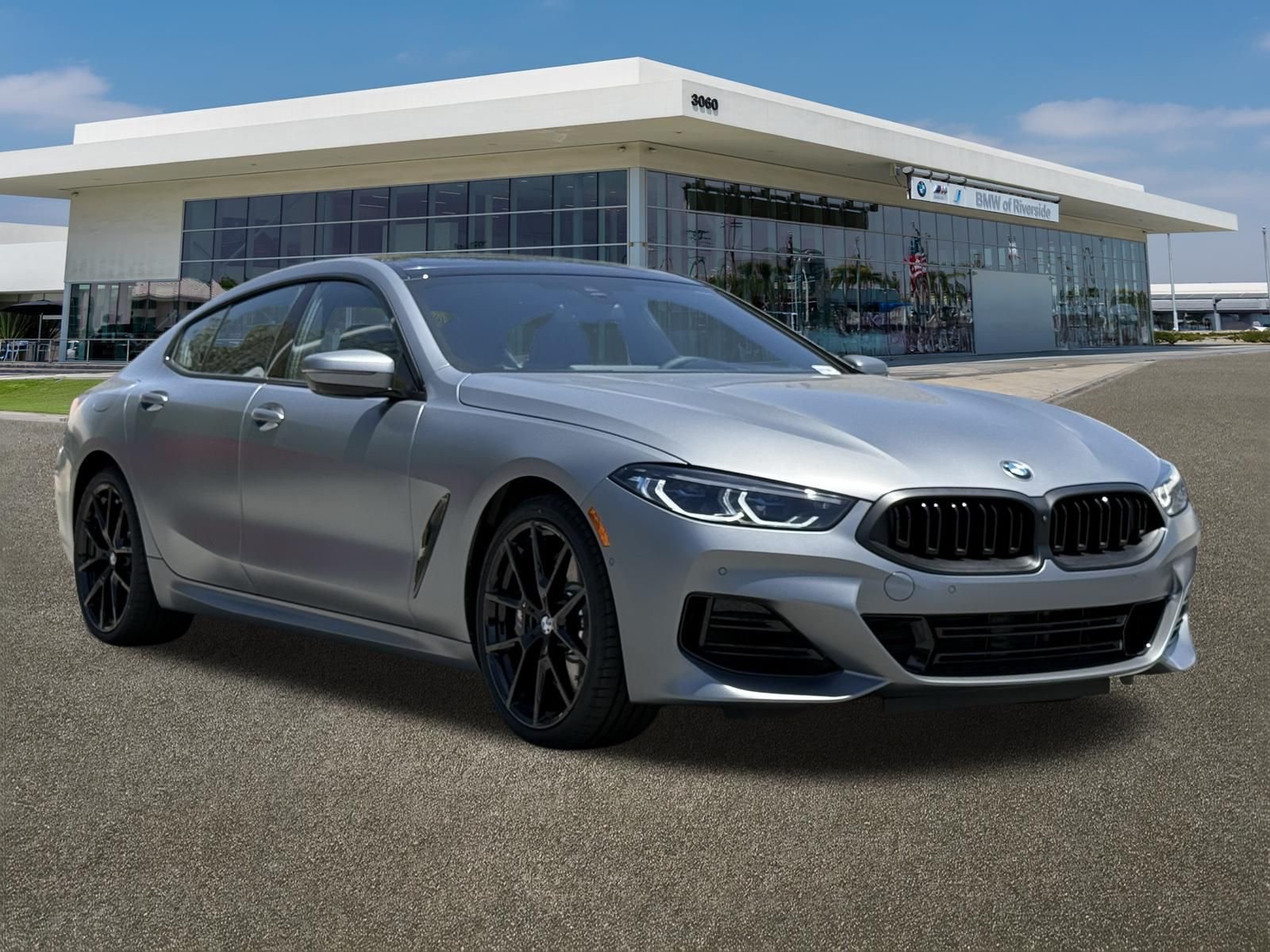 New 2026 Frozen Pure Grey Metallic BMW 840i Gran Coupe image 2