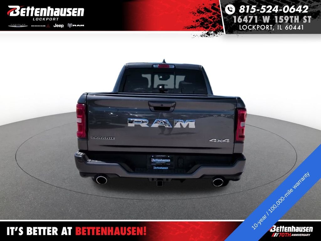 New 2026 Granite Crystal Metallic Clear-Coat Exterior Paint RAM LARAMIE image 8