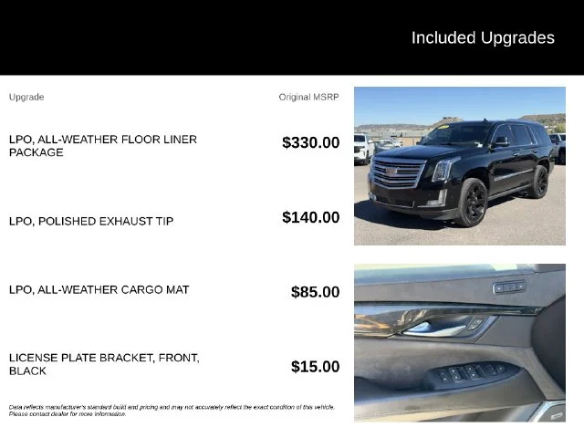 Used 2019 Black Cadillac Platinum Edition image 5