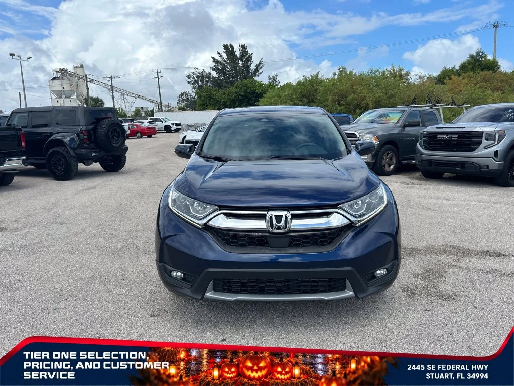 Used 2017 Blue Honda EX image 3