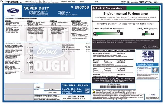 New 2026 Oxford White Ford F-250® XL image 41