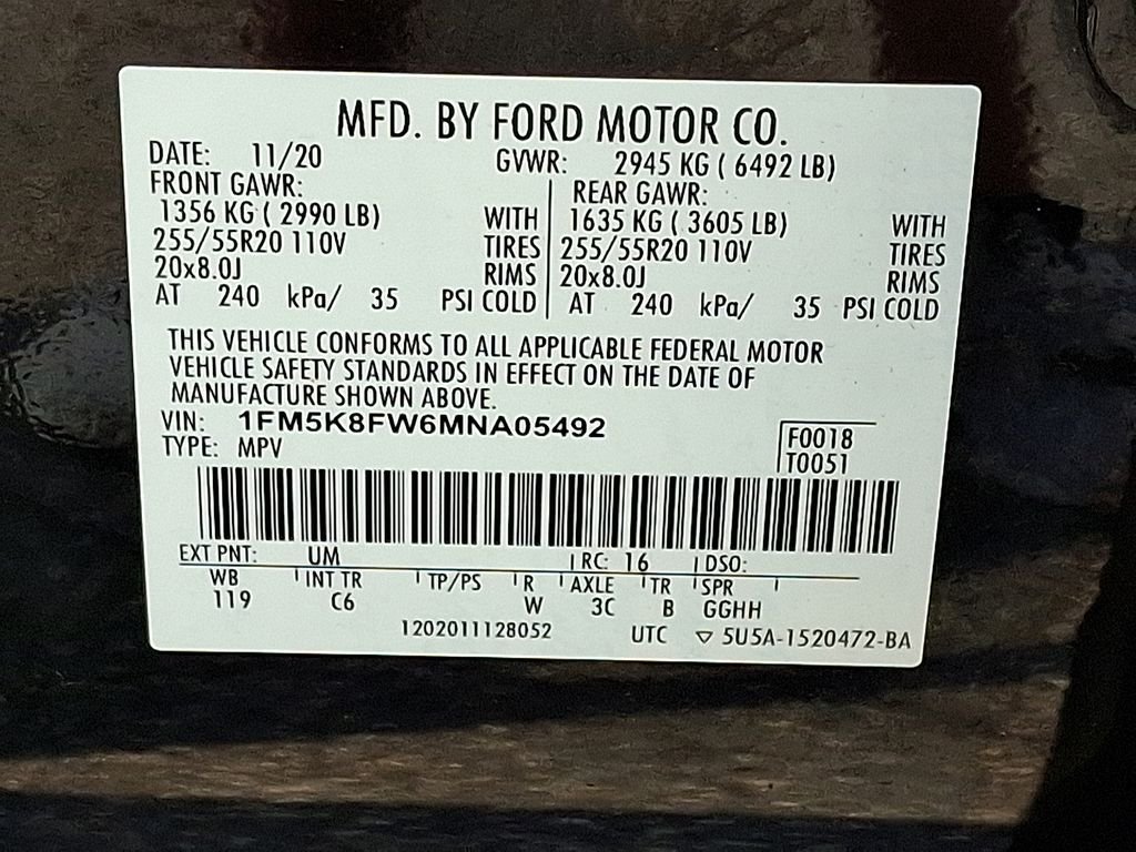 Used 2021 Black Ford Limited image 28