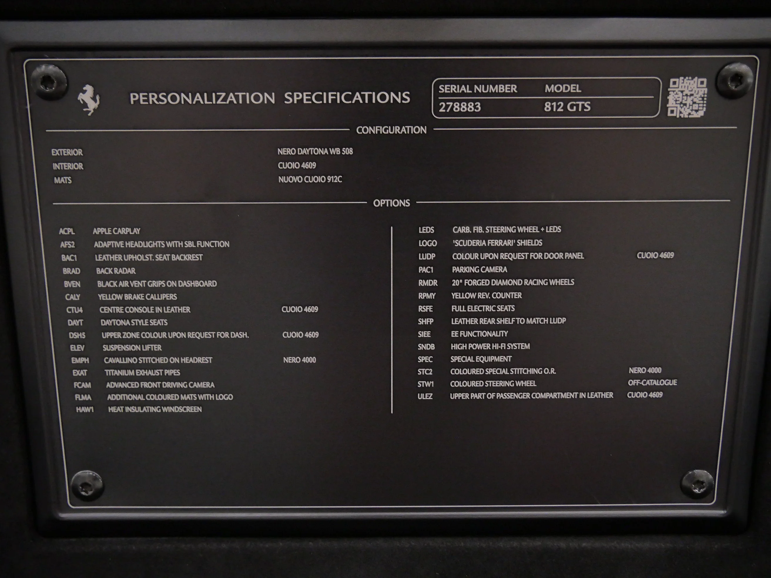 Certified Used 2022 Nero Daytona Metallic Ferrari Base image 40